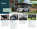 Produktbild: Carport Verona 5000  Einzelcarport 504 x 299 cm Aluminium Bronze  | Canopia