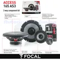 Produktbild: Focal Access 165 AS3 3-Wege Koaxial Lautsprecher 165mm Schwarz 80W RMS 4Ω