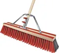 Produktbild: Peggy Perfect Straßenbesen Bulldozer PET+Elaston L.600mm rot/schwarz 105565