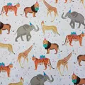 Produktbild: STAR Geschenkpapier 70cm x 2m Rolle Kinder Jungs Wildtiere