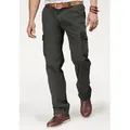 Produktbild: Alpha Industries Cargohose Jet Pant mit seitlichen Cargotaschen und Kordelzug am Beinabschluss grau 32