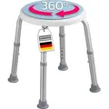 Produktbild: Dusch- und Badhocker Peter um 360 Grad drehbar Belastbar bis 150kg