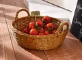 Produktbild: Dekoleidenschaft große Schale aus Weide, natur, Ø 47 cm, Obstkorb, Aufbewahrungs-Korb, Dekokorb, Weidenkorb, Flechtkorb, Aufbewahrungsschale, Weidenschale geflochten, Obstschale