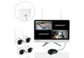 Produktbild: Safe2Home Überwachungskamera Kamera Set Monitor inkl Rekorder - innen außen - Funk Kameras (Innen und Außenbereich, 4x Funkkameras Safe2Home, Nachtsichtfunktion)