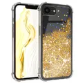 Produktbild: Glitter Hülle für Apple iPhone 16e Handyhülle Flüssig Glitzer Handy Cover Gold