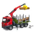 Produktbild: bruder MB Arocs Holztransport LKW mit Ladekran, Greifer und 3 Baumstämmen 03669 Spielzeugauto