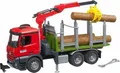 Produktbild: Bruder 03669 MB Arocs Holztransport-LKW mit Ladekran, Greifer + Baumstämme