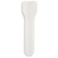 Produktbild: BIOZOYG 4000 Stück Eisportionierer 16,5cm, weiß Einweglöffel Papierlöffel umweltfreundlich speziell für Eis biologisch abbaubare Eislöffel Eisspatel