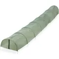 Produktbild: Relaxdays Folientunnel PE Stahl Grün Reißverschluss 500 cm x 47 cm x 47 cm 1 kg
