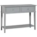 Produktbild: Mid.you Konsolentisch, Grau, Holzwerkstoff, 2 Schubladen, rechteckig, eckig, 40x76x104 cm, Wohnzimmer, Wohnzimmertische, Konsolentische
