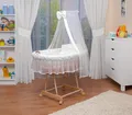 Produktbild: WALDIN Baby Bollerwagen,Stubenwagen,komplett mit Zubehör,XXL,Neu, Weiß
