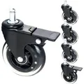 Produktbild: HMF 6810 Bürostuhl Rollen 5er Set 11 mm Schwarz