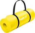 Produktbild: MOVIT Gymnastikmatte Pilates, Gymnastik, Yoga, Matte - hautfreundlich und , Yogamatte für Zuhause oder Unterwegs - 190x60x1,5cm, Gelb