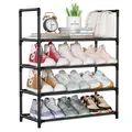 Produktbild: Schuhregal Metall mit 4 Ebenen,Schuhschrank Organizer für 12 Paar,Stapelbar S...