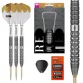 Produktbild: Target Darts Redux 90% Tungsten Swiss Point Steel Tip Dart Set (Barrel 01), 24G | Pro Ultra Nr. 6 Flights & Pro Grip Tag Shafts, DX Points Gold & SP-Werkzeug inklusive | Professionelle Dart-Sets