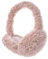 Produktbild: styleBREAKER Damen Ohrenschützer aus Teddyplüsch | Flauschige Earmuffs mit flexiblem Bügel | Warme Teddyfell Ohrenwärmer für Winter Spaziergänge und Freizeit, Farbe:Altrose