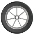 Produktbild: Ersatzrad Rollatorrad Softrad weiches Rad für Rollator Hinterrad silber Mobilex