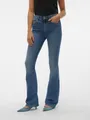 Produktbild: Vero Moda Bootcut-Jeans VMFLASH MR FLARED JEANS LI347 GA NOOS Baumwollmischung mit Stretch, regular waist, bootcut fit