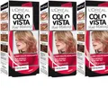 Produktbild: 3x Loreal Paris Colovista Hair Makeup,1-Day-Color-Highlights,#Redhair 30 ml