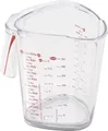 Produktbild: Leifheit Messbecher 1L, mit mehrsprachigen Messskalen für Mehl, Zucker und Flüssigkeiten, gummierter Boden, spülmaschinengeeignet, ideal zum Backen und Kochen, measuring cup, Messkanne