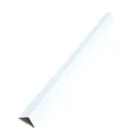 Produktbild: Alu Winkelblech 30x30mm RAL 9010 Weiß 0,8mm 2m Dachblech Kantblech Dach Alu Abschlußblech Fassadenblech UV-beständig Schutzfolie Aluminiumwinkel 90° Fassadenverkleidung Mauerabdeckung