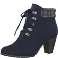 Produktbild: s.Oliver Damen Schnürstiefel mit Absatz Elegant Bequem, Blau (Navy), 42 EU