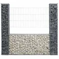 Produktbild: ESTEXO Gabionenwand Spiral-Steingabione Gabione Steinkorb Drahtkorb Gabionenkorb Sichtschutz Mauer (160x20x150 cm)