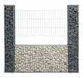 Produktbild: ESTEXO Gabionenzaun Gabionen Mauer Gartenzaun 160x20x150 cm Gabione Steinkorb Rank-Gitte