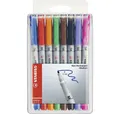 Produktbild: STABILO Marker OHPen Folienstifte-Set farbsortiert 8 St.
