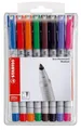 Produktbild: Folienstift - STABILO OHPen universal - wasserlöslich medium - 8er Pack - mit 8
