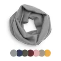 Produktbild: Ehrenkind® Schlauchschal für Kinder aus Feinster Merino Schurwolle | Grau | Made in Germany | Unisex Loop Schal | Halstuch | Ideal im Herbst und Winter