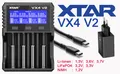 Produktbild: Xtar VX4 V2– Universelles Analyse Ladegerät für 1,5V; 3,6 - 3,7V Li-Ion; 3,2V LiFePO4 & 1,2V Ni-MH Akkus