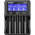 Produktbild: Xtar VX4 – Universelles Analyse Ladegerät für 1,5V; 3,6 - 3,7V Li-Ion; 3,2V LiFePO4 & 1,2V Ni-MH Akkus