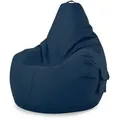 Produktbild: Green Bean Sitzsack, Dunkelblau, Textil, Füllung: Styroporkugeln, Oval, 70x90x80 cm, Hergestellt in Deutschland, Wohnzimmer, Hocker, Sitzsäcke, XXL Sitzsäcke