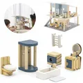 Produktbild: Viga-Möbel für Puppenhaus, Badezimmer, Maße 2x2x7,5 cm, 7 Teile 1 Set
