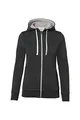 Produktbild: Hakro Women-Kapuzen-Jacke Bonded, 255, anthrazit/silber, L