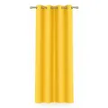 Produktbild: Bestlivings Vorhang „Ellen“ mit Ösen (1 St), Ösen, blickdicht, einfarbig, waschbar bei 30°C, bügelleicht, strapazierfähig, formstabil gelb 140 cm x 245 cm