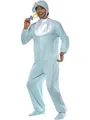 Produktbild: Smiffys Herren Kostüm Baby in blau Strampler mit Mütze Karneval Fasching