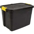 Produktbild: STRATA Heavy Duty Aufbewahrungsbox 60L robuste Lagerbox aus Kunststoff + Deckel
