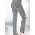 Produktbild: 5-Pocket-Jeans CASUAL LOOKS, Damen, Gr. 205, Extrakurzgrößen, grau (grau, denim), 78% Baumwolle, 20% Polyester, 2% Elasthan, unifarben, lang, Jeans 5-Pocket-Jeans