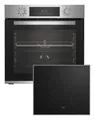Produktbild: Beko BBSM12320X Herdset groß mit 60 cm Glaskeramik Kochfeld