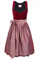 Produktbild: Edelnice Trachtenmode Exklusives Designer Midi Dirndl Lilly Samt rot inkl. Dirndlschürze Gr. 32-54 (34)