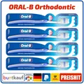 Produktbild: Oral-B Orthodontische Handzahnbürste Soft, 4 Stück