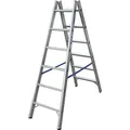 Produktbild: Krause Sprossendoppelleiter, aus Aluminium (Gerüst, 180 cm) (124906)