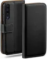 Produktbild: moex für Samsung Galaxy A70 Hülle mit Kartenfach, Handyhülle klappbar 360 Grad Schutzhülle, PU Leder Handytasche Samsung Galaxy A70 Klapphülle Flip Case, Schwarz