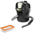 Produktbild: Kärcher AD2 Battery solo Akku-Aschesauger schwarz/gelb Tragegriff Faltenfilter