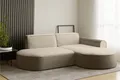 Produktbild: Fun Möbel Ecksofa Ecksofa Designersofa BONDY in Stoff mit Ottomane, Ottomane links oder rechts, Rundumbezug