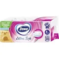 Produktbild: Zewa Ultra Soft Toilettenpapier 4-lagig Weiß 20 Rollen à 150 Blatt