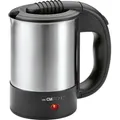 Produktbild: CLATRONIC Wasserkocher WKR 3624 inox Reisewasserkocher schwarz|silberfarben