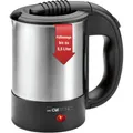 Produktbild: Clatronic Wasserkocher WKR3624 Reisekocher, silber, 0,5 Liter, 1000 Watt, mit Edelstahlgehäuse